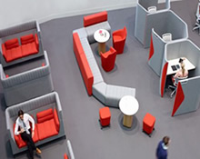 sofás para sala de reunião